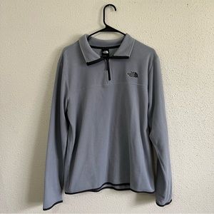 The North Face Gray Fleece Zip Up
